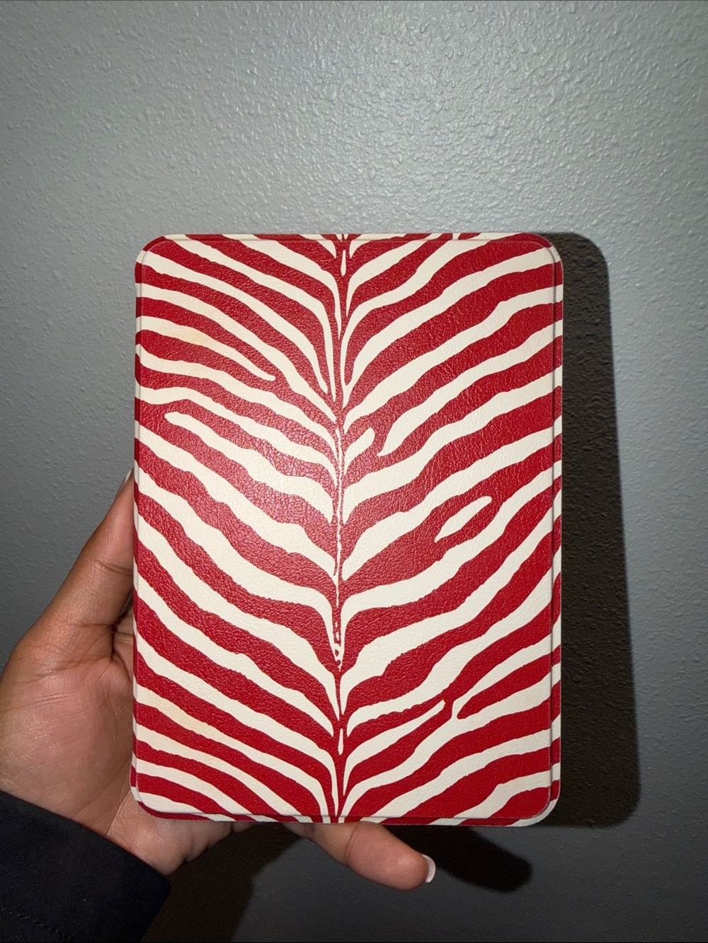 Stylish Red Zebra Print eBook Reader Case - Unbranded